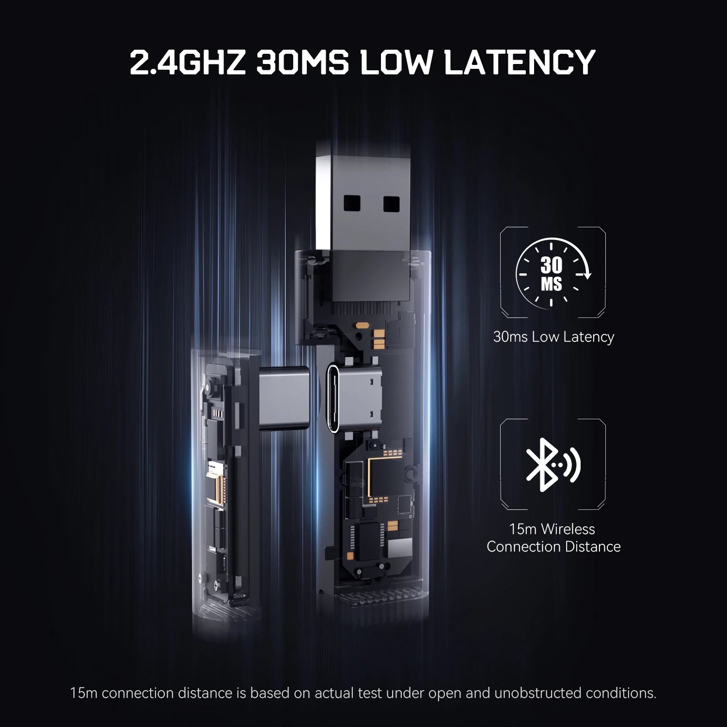 Audifonos Gaming ultra ligeros con Bluetooth 5.4 inalámbricos  con RGB para PC/Consolas/Móviles